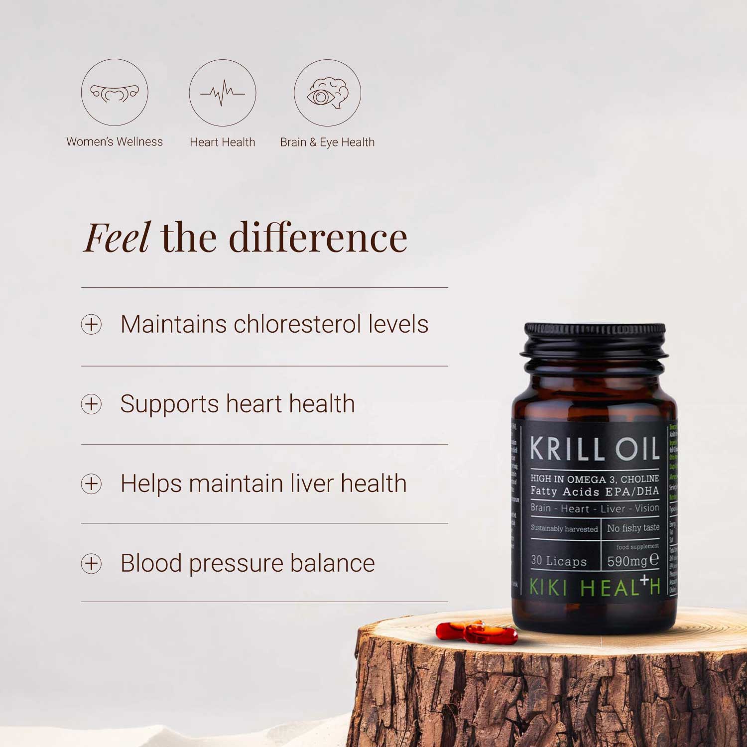 KIKI Health Krill Oil 30 Capsules - Image 4