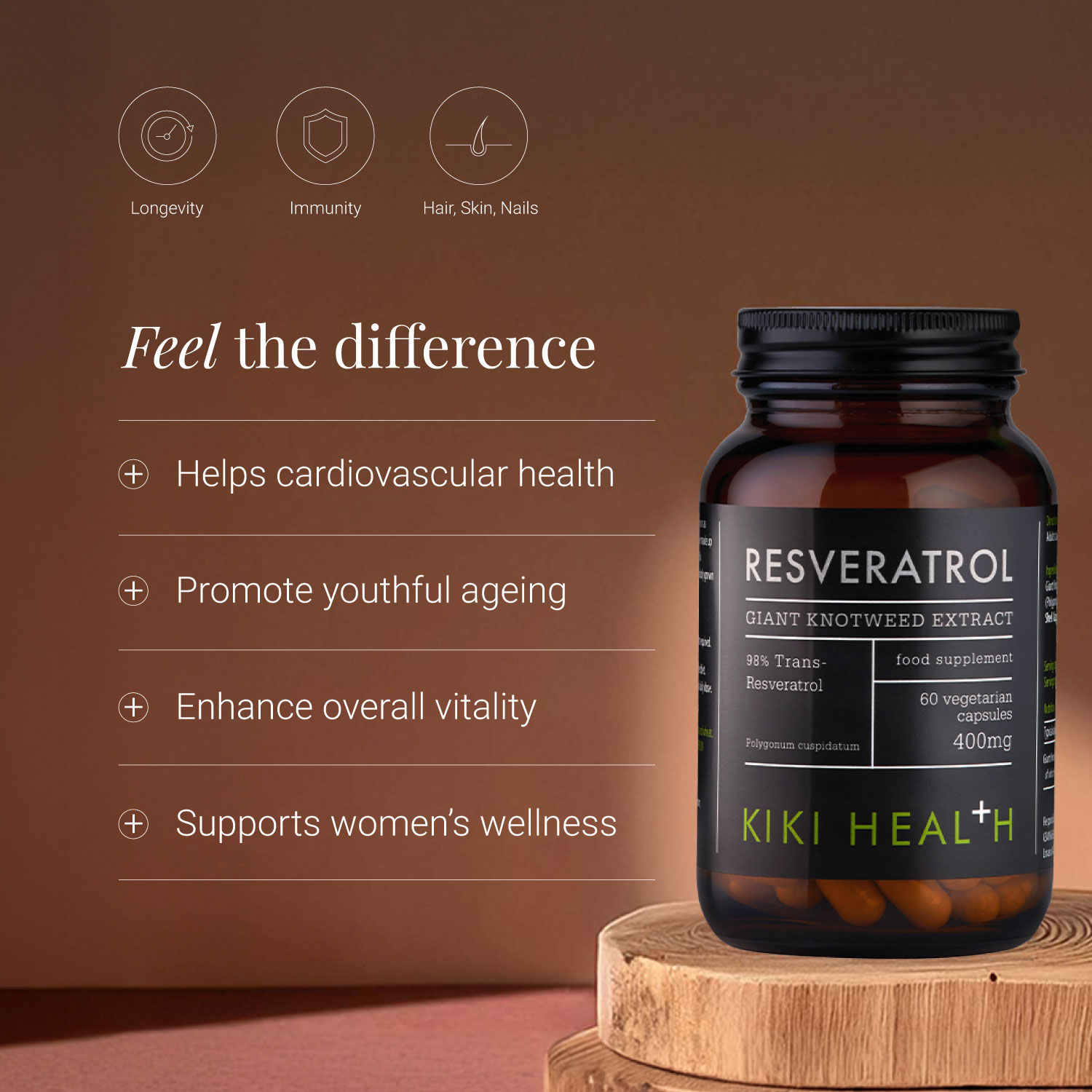 KIKI Health Resveratrol 60 Vegicaps - Image 5
