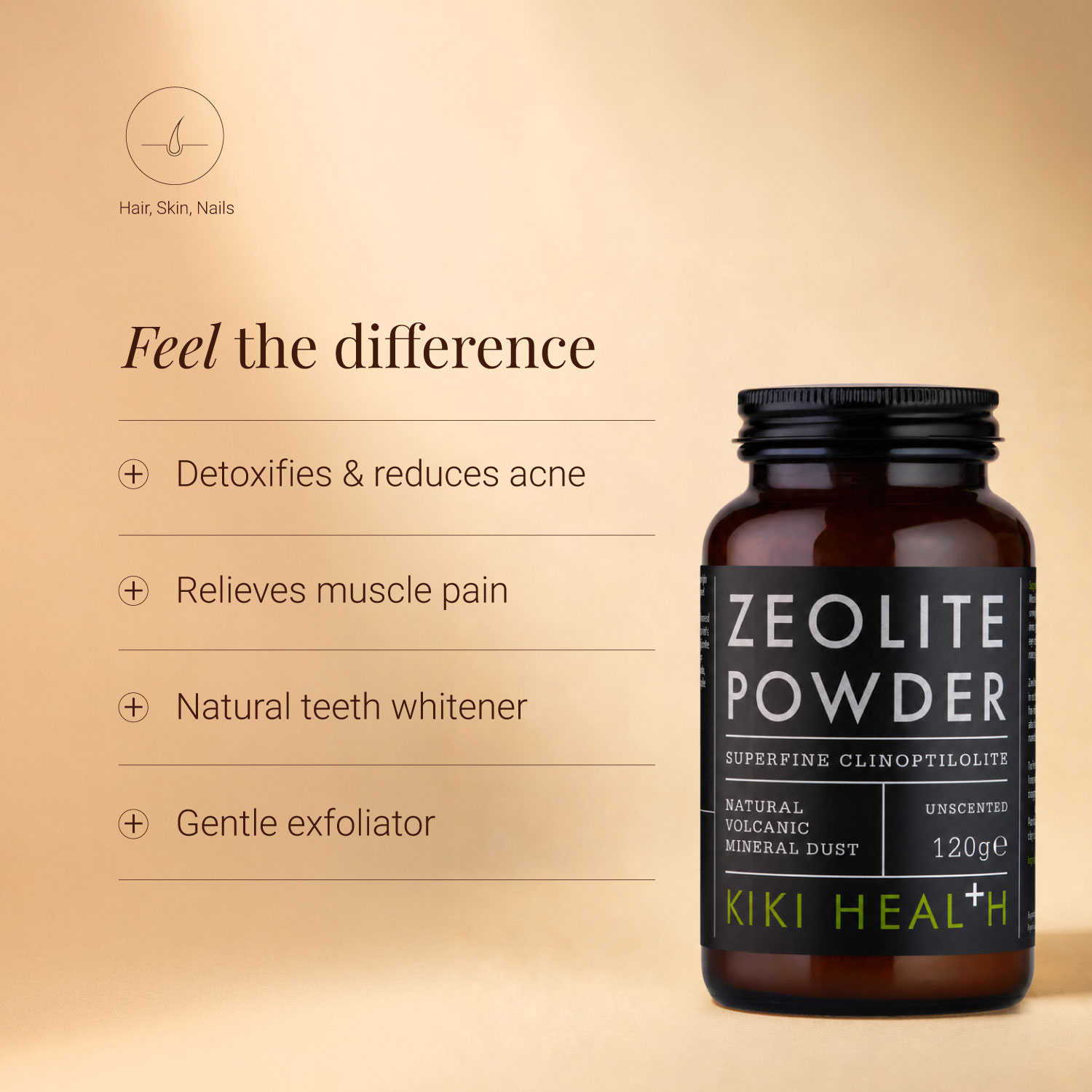 KIKI Health Zeolite Powder 120g - Image 6