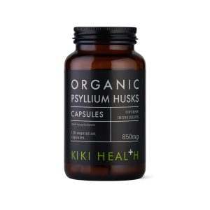 KIKI Health Organic Psyllium Husks 120 Vegicaps