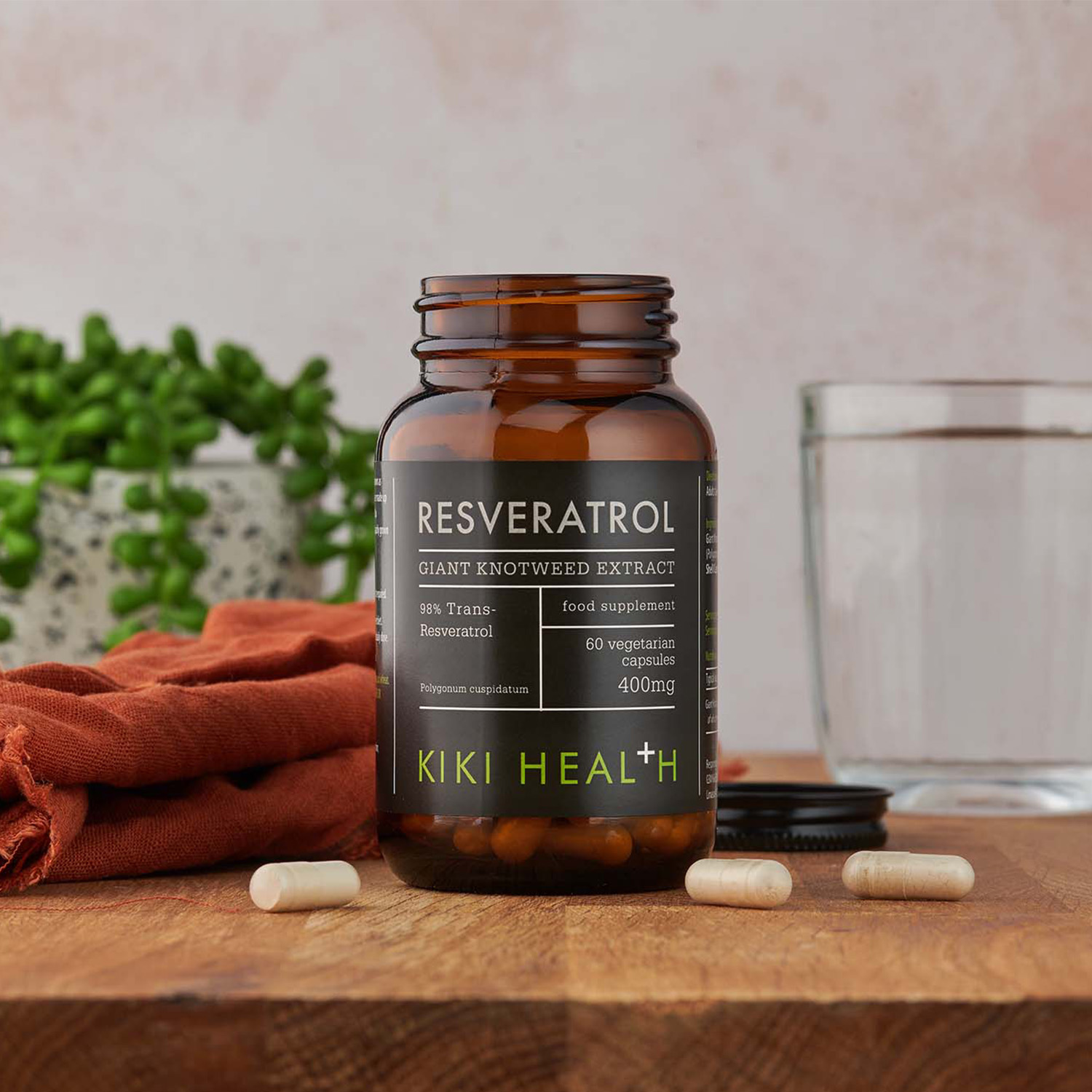 KIKI Health Resveratrol 60 Vegicaps - Image 2