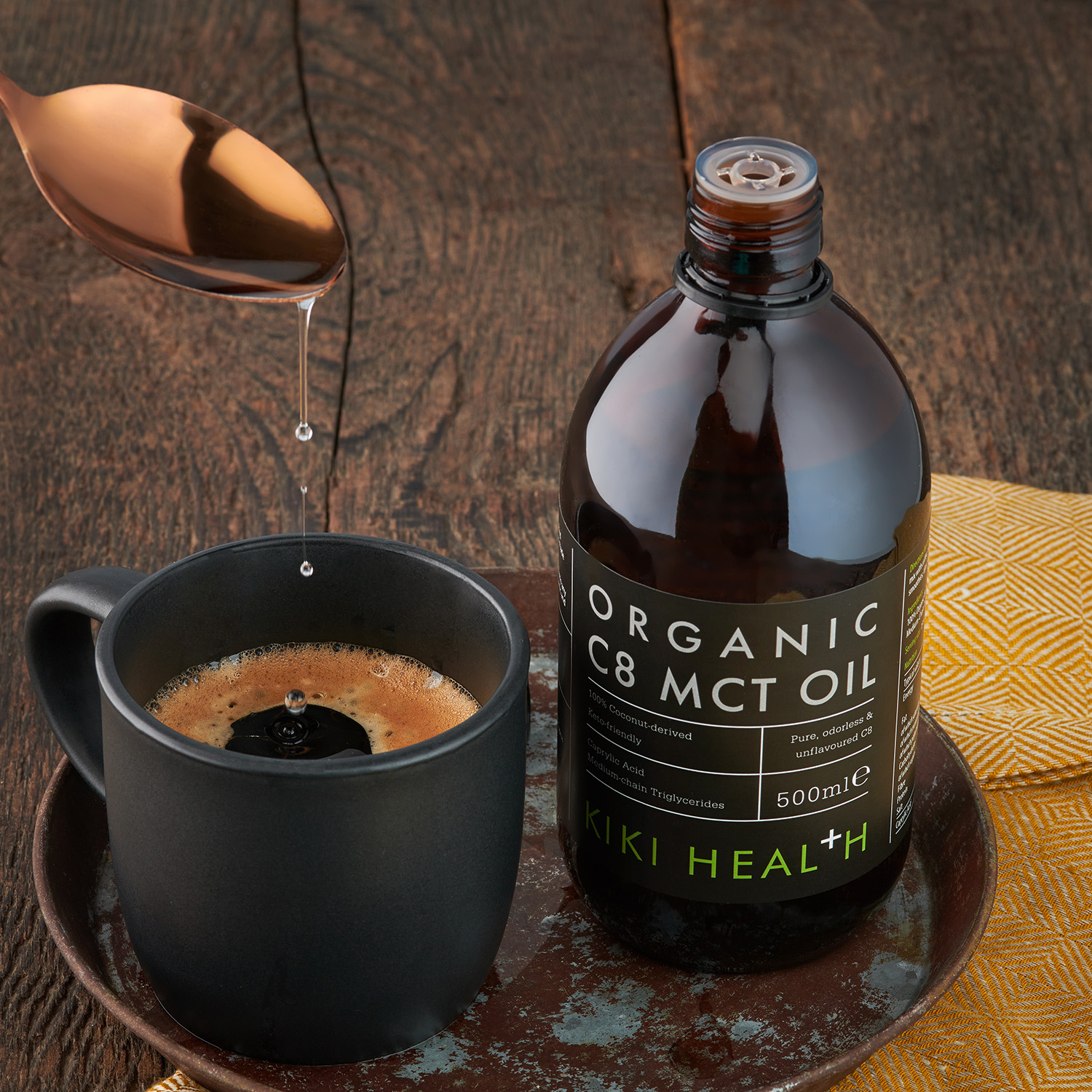 Kiki Organic C8 MCT Oil 500ml - Image 2