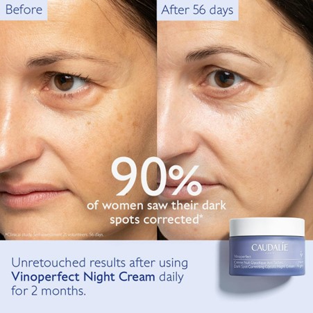 Caudalie Vinoperfect Dark Spot Correcting Glycolic Night Cream Refill 50ml - Image 2
