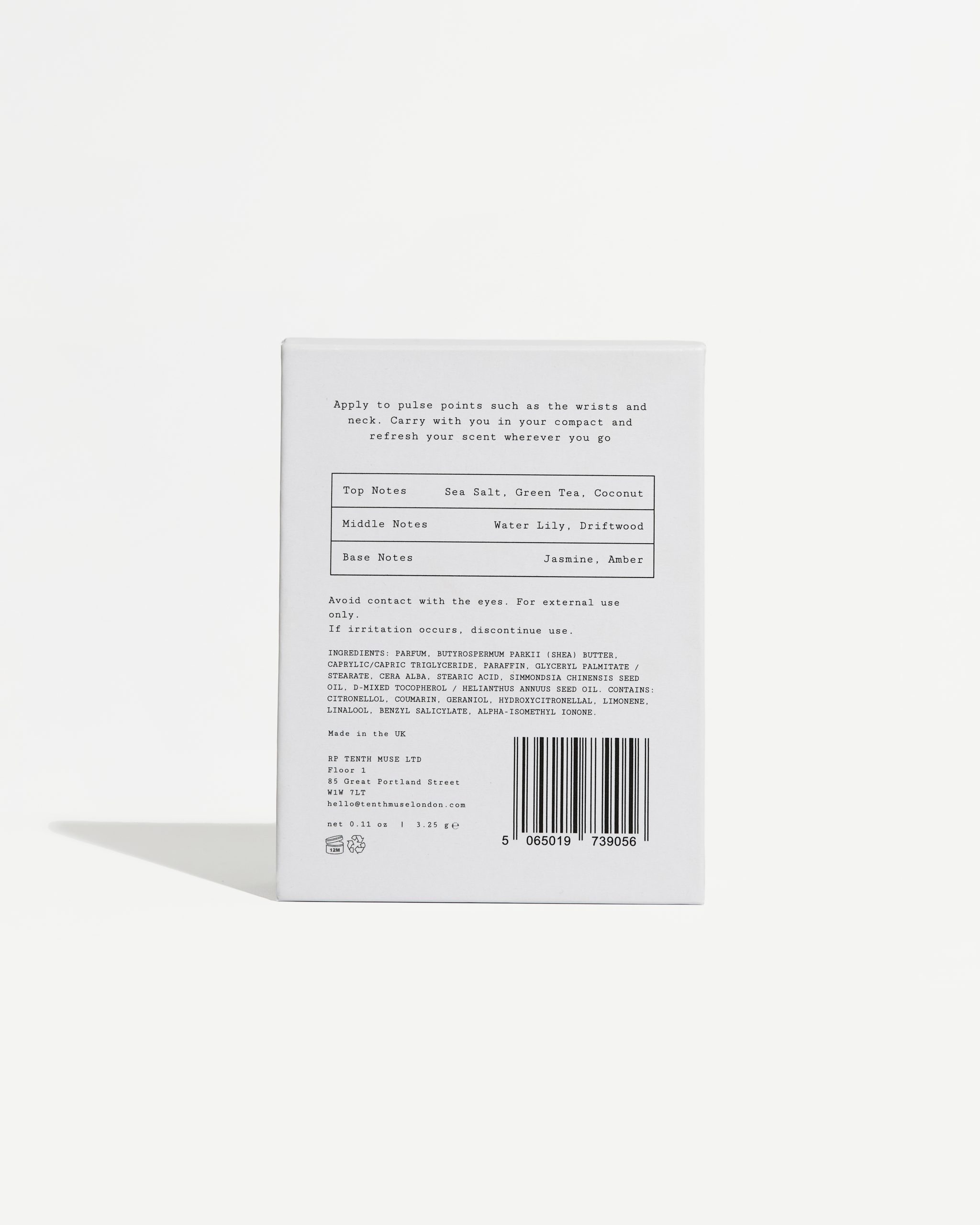 Tenth Muse Salted Skin Solid Perfume Balm Refill 3g - Image 3