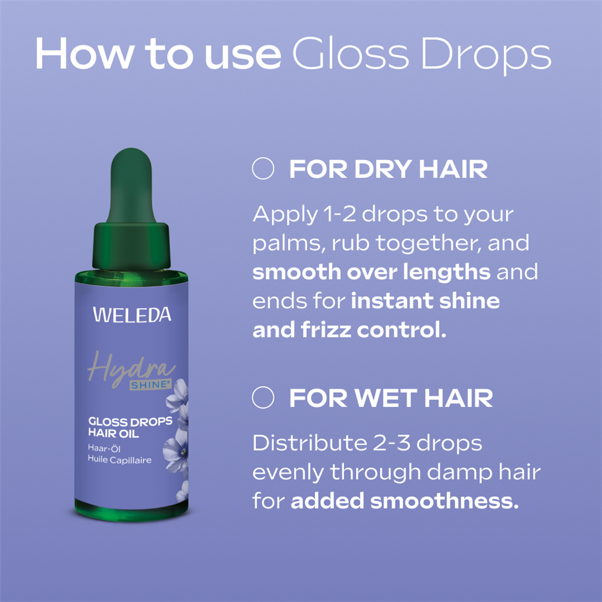 Weleda Hydra Shine Hair Oil 30ml - Image 4