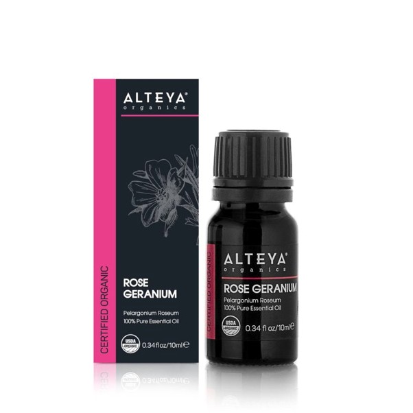 Alteya Organic Rose Geranium Essential Oil 5ml - Image 2