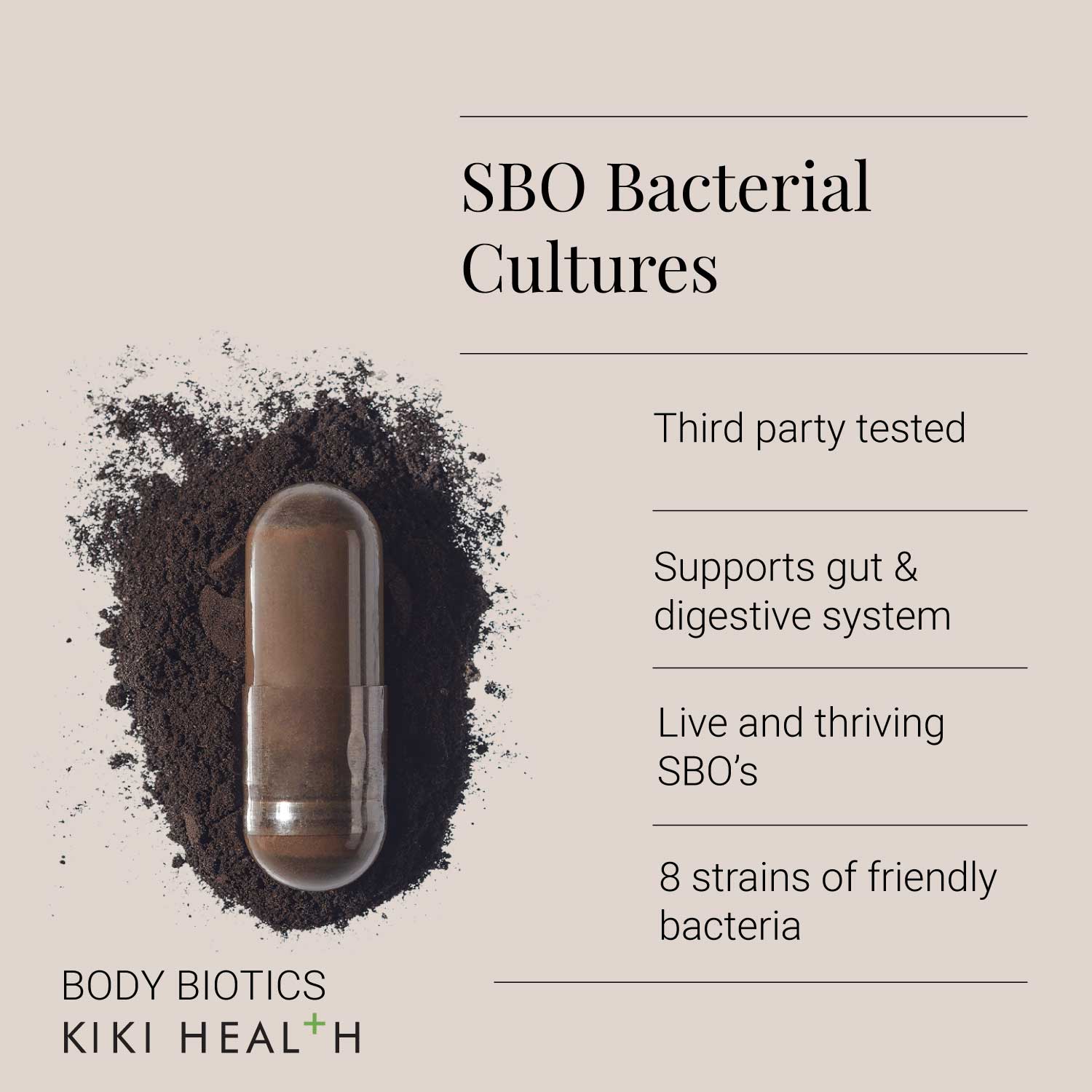 KIKI Health Body Biotics 30 Capsules - Image 5