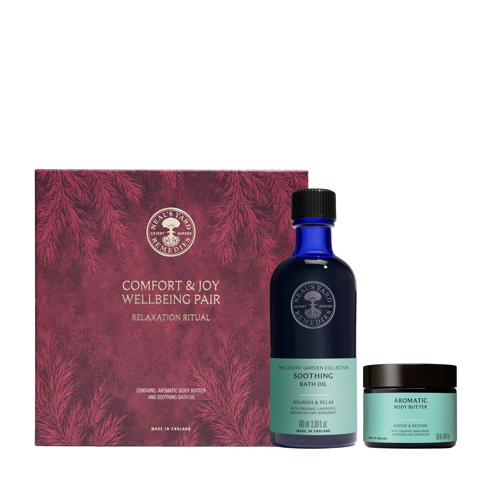 Neals Yard Remedies Comfort & Joy Wellbeing Pair