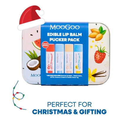 Moogoo Lip Balm Gift Set 4 x 5g